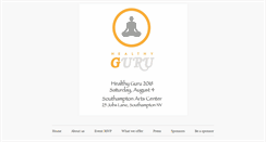 Desktop Screenshot of healthyguru.com
